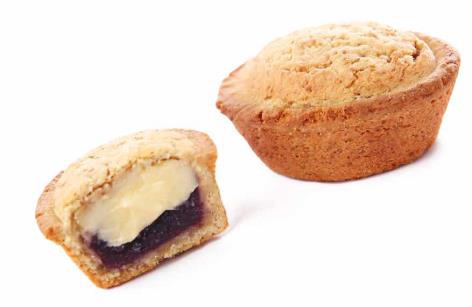 pasticciotto alla crema 24% e amarena surgelato dolcelinea